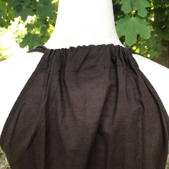 Apt. 9☀️Chocolate brown beaded halter tank - Picture 7 of 10